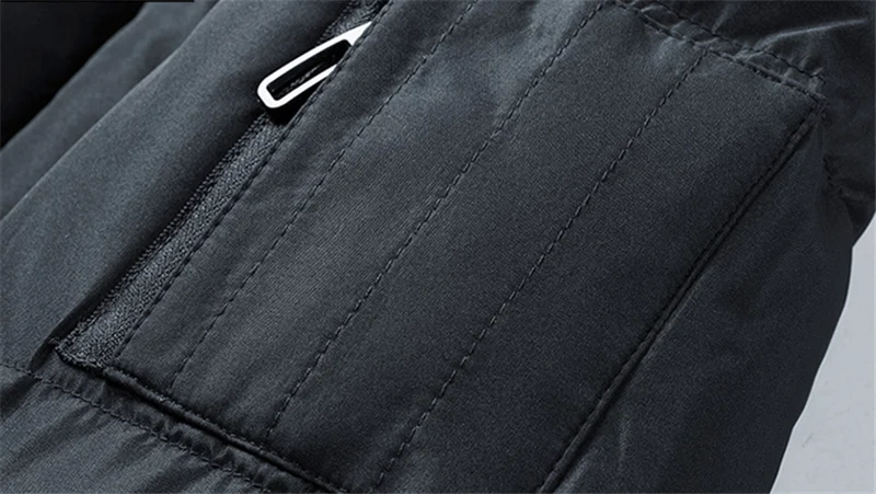 Новая зимняя мужская куртка размера плюс L-4XL, утепленные парки, модная верхняя одежда, куртки и пальто с капюшоном и воротником, мужская куртка s Veste Homme
