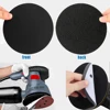 2/3/4/5/6 Inch Flocking Cushion Polishing Pad Soft Self-adhesive Disc Sponge Interface Removing Wax Buffer Pads Sandpaper Tray 3