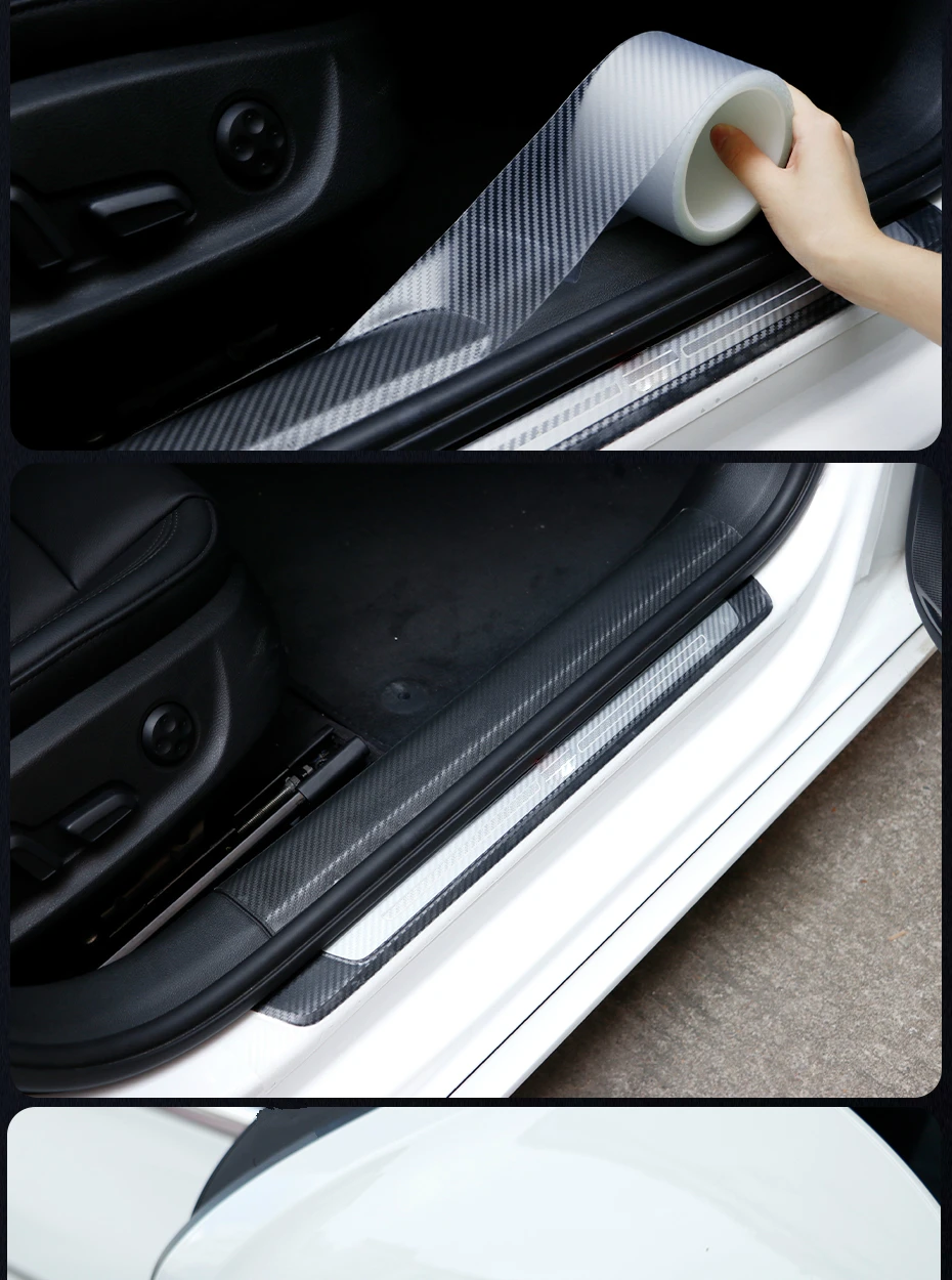 Car Door Protective Sticker Transparent Nano Tape 10m Car Stickers Styling Mouldings Auto Bumper Protector Films Anti Collision
