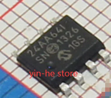 

2 шт./10 шт. 24AA64T-I/SN 24AA64I SOP8 64-кбит (8 КБ x 8) EEPROM