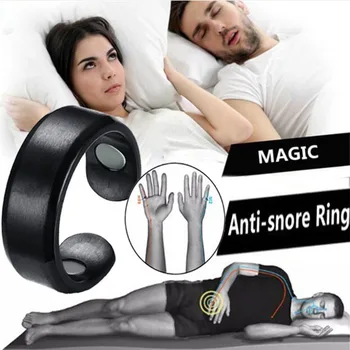 

2020 Newly Acupressure Anti Snore Ring Titanium Alloy Treatment Reflexology Anti Snoring Apnea Sleeping Device Promotion Price