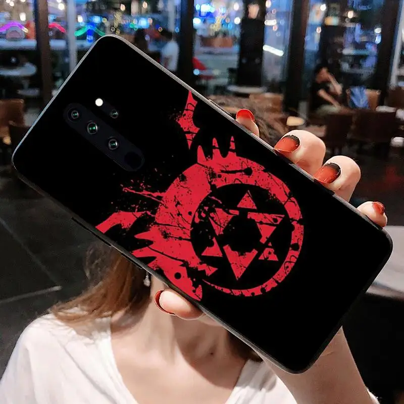 Anime FullMetal Alchemist Cao Cấp Ốp Lưng Điện Thoại Redmi Note 9 8 8T 8A 7 6 6A Đi Pro Max redmi 9 K20 K30 xiaomi leather case card Cases For Xiaomi