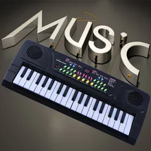 Английский Многофункциональный Детский электронный игрушечный орган взрослый 37 ключ пианино подарок