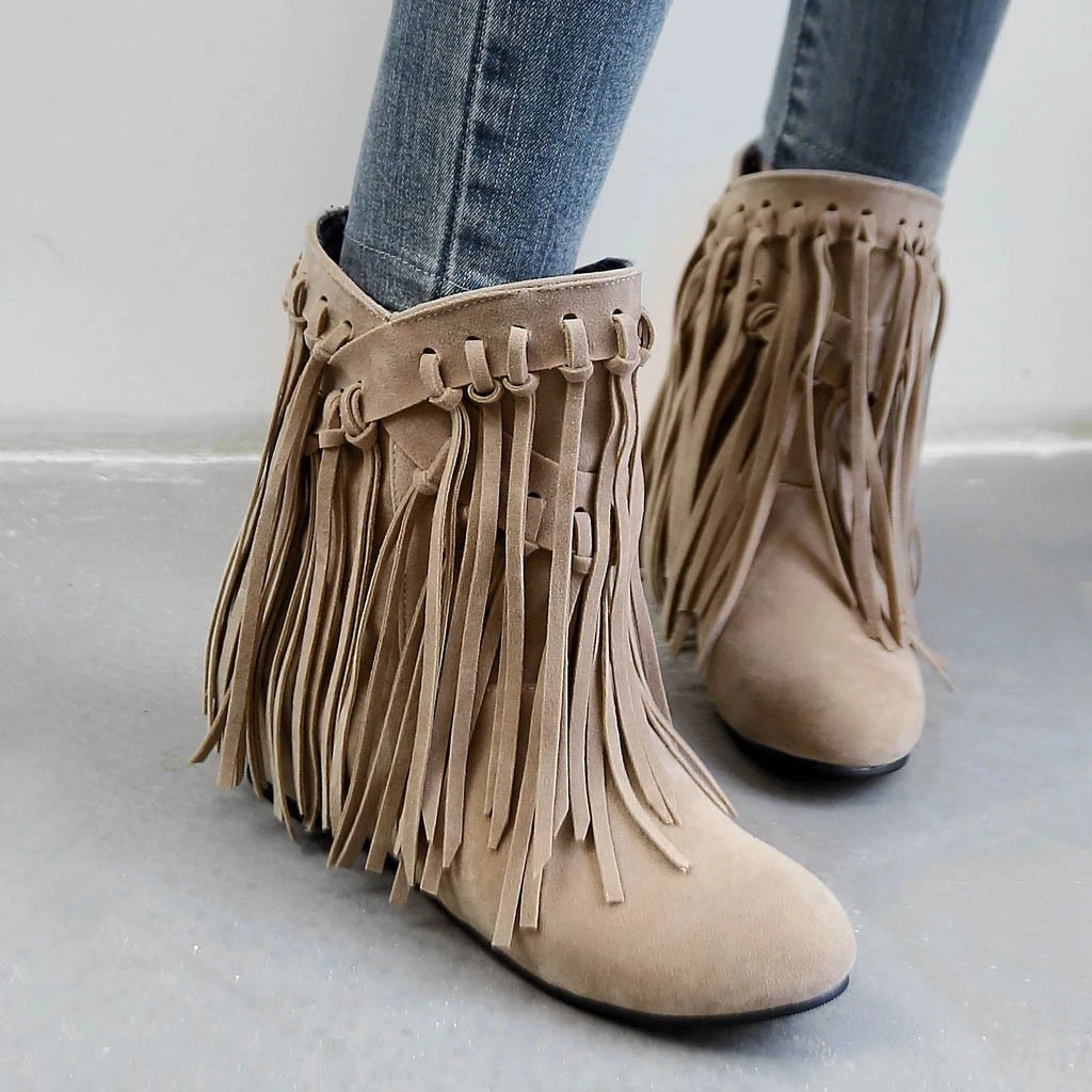 suede indian boots