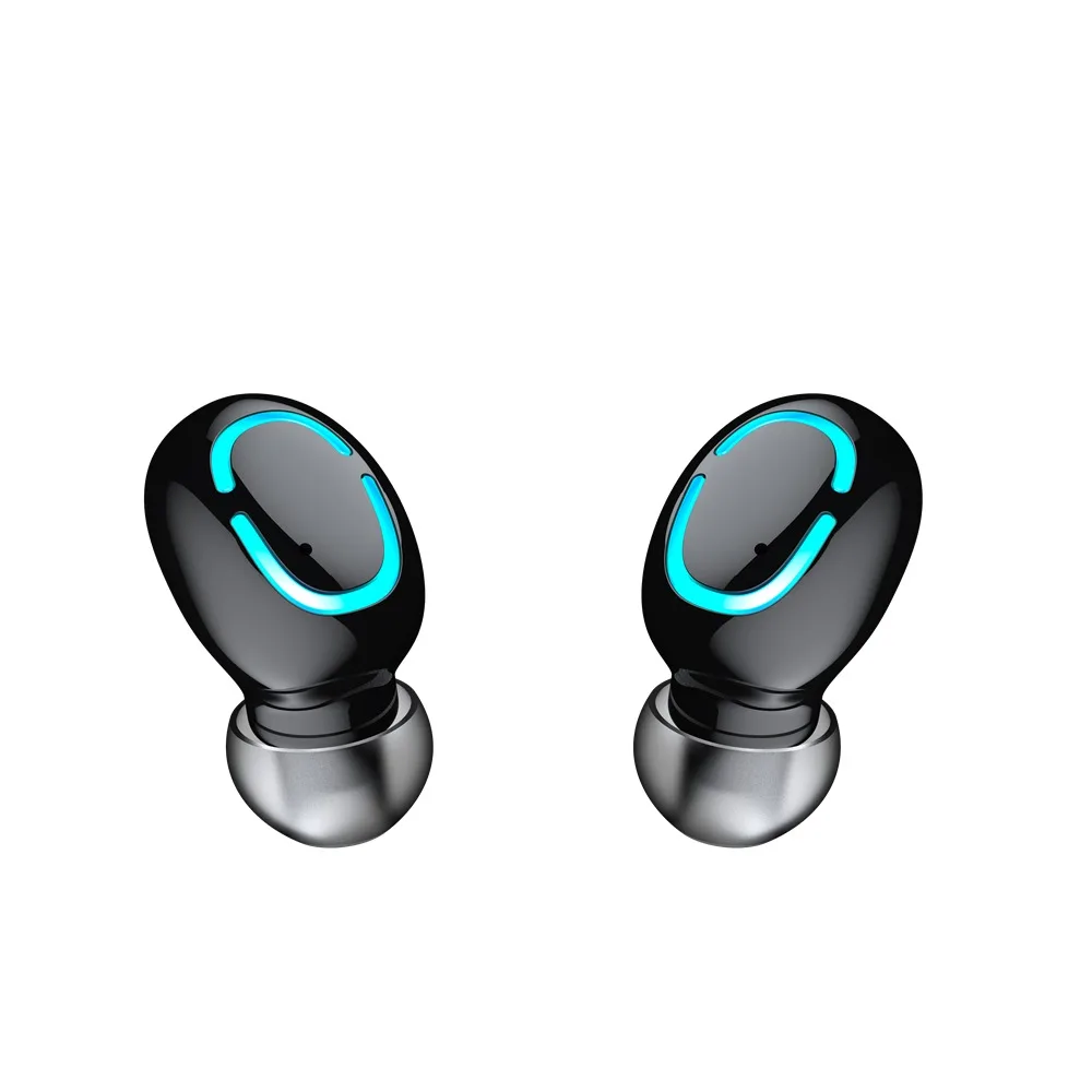 wireless earphones led power display 03