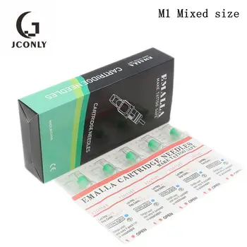 

20pcs 6 Size M1 0.35MM Tattoo Cartridge Needles Cartridge Magnum Membrane System Tattoo Needles for Cartridge Machine pen Grips