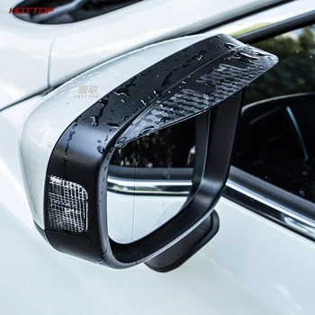 

For Mazda ATENZA 2014- 2020 modified rain eyebrow rearview mirror rain eyebrow rain visor carbon fiber pattern Car accessories