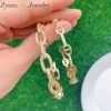 5PCS, Punk Crystal Zircon Bangles For Women Boho Gold Color Charm Bracelets Bangles Fashion Jewelry Adjustable 3