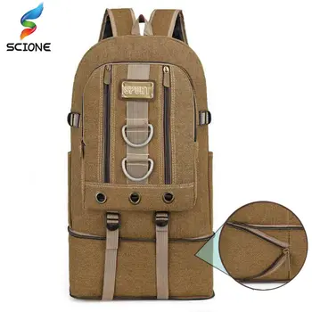 

Canvas Men Climbing Hiking Backpack Outdoor Expansion Travelling Camping Mountaineering Trekking Climbing Rucksack Sacks XA5Y