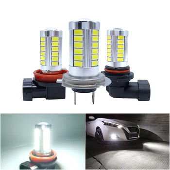 

2x LED Fog Lamp H8 H11 H7 9005 9006 HB3 HB4 Car Fog Lights Daytime Running Lights For Renault Reno Logan 2 Laguna Duster Trafic