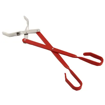 

Portable Outdoor Aluminum Long Handle Convenient Scissors Type Heat Resistant Kitchen Camping Grilling BBQ Tongs Clamp Food Clip