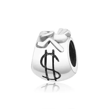 

925 Sterling Silver Purse Beads Fit Original Fine Charm Bracelet & Necklace Christmas DIY Jewelry Wholesale European Berloque