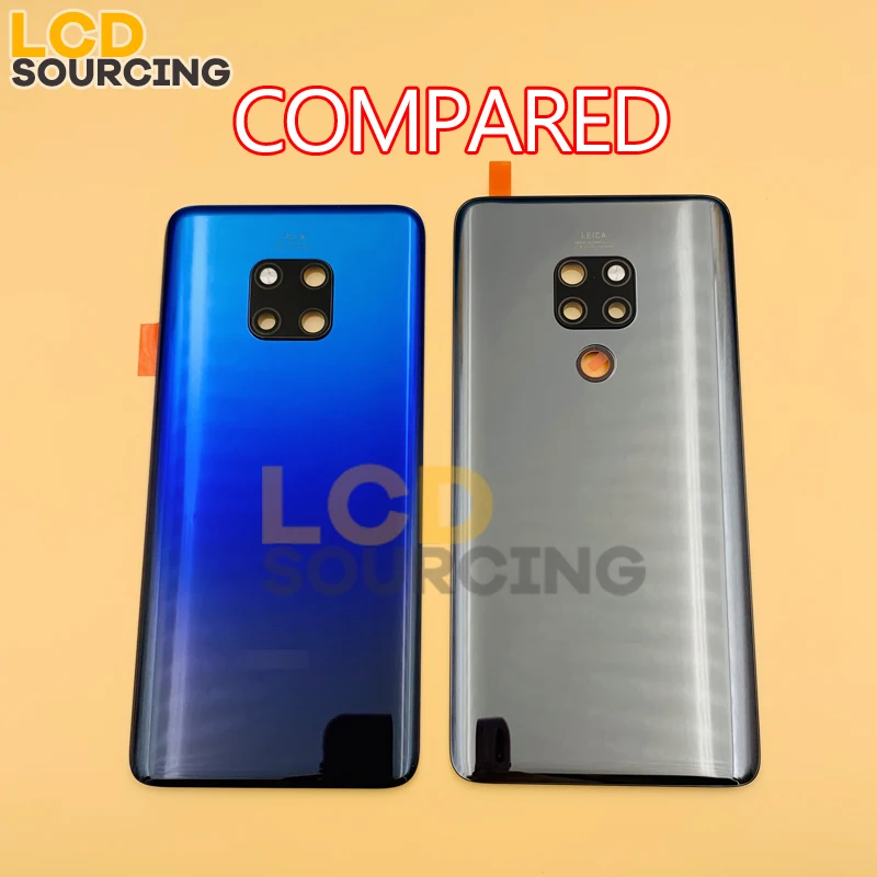 Оригинальная крышка батареи для huawei mate 20, Задняя стеклянная батарея, корпус+ объектив камеры, Замена для huawei mate 20 pro, чехлы для аккумуляторов