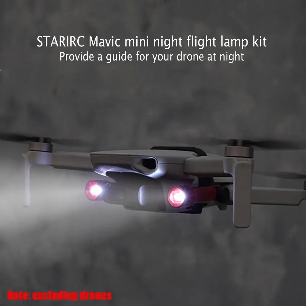 Портативный Mavic мини-Дрон ночной полет встроенный аккумулятор прожектор для DJI Mavic мини-Дрон аксессуары