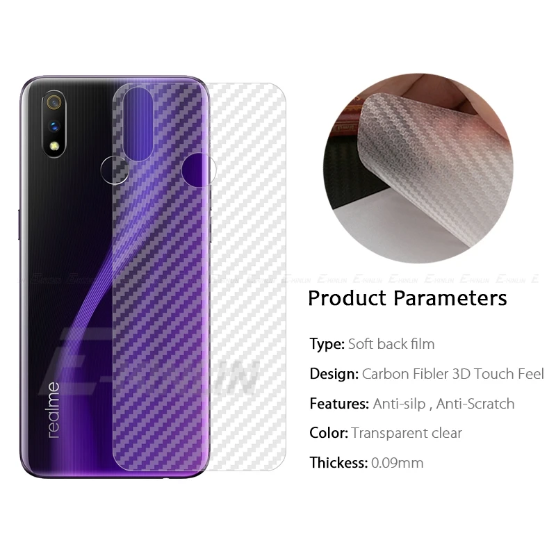 Защитная пленка для экрана из углеродного волокна для Oppo Realme X Lite 2 3 5 5S 3i XT X2 Pro, защитная пленка, не закаленное стекло