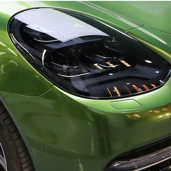 

For Porsche TPU Blackened Headlights Film Scratches To Automatically Repair Protective Film Invisible Transparent Film
