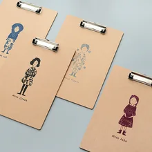 Аа4 блокнот в буфере, блокнот для письма, деревянная папка для документов, держатель для документов, Школьная, офисофисменю шина, канцелярканцелярканцеляриз из нержавеющей стали зажим
