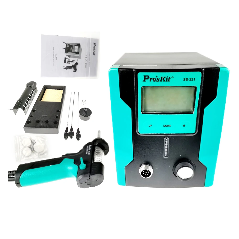 Desoldering Pump For Pcb Board Repair Pro'skit Ss331h Esd Lcd Digital