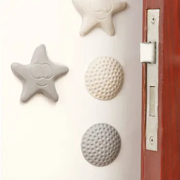 

1PC Home Wall Thickening Mute Door Fenders Rubber Fender Handle Door Lock Protective Pad Protection Wall Sticky Pads