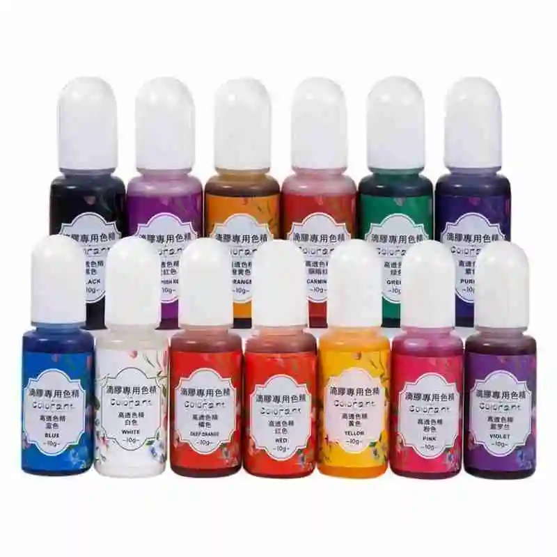 

13 Colors Epoxy Resin Pigment Epoxy Resin Dye Resin Jewelry Making Diy Crafts Handmade Pendant Accessories