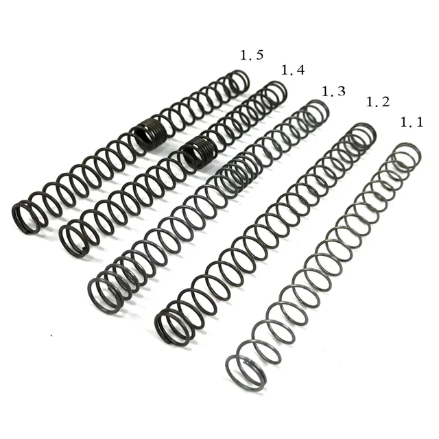 1.1/1.2/1.3/1.4/1.5mm Spring for Jin Ming J8/9 M4 MKM2 Scar M4A1 Gel Balll Water Gu n Replacement Spring Toy Accessories 4