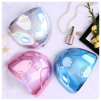 

Colorful LED UV Nail Lamp for Nail Gel Polish UV Led Nail Light Nail Dryer UV Lamp Colorful 48W SUNONE UV LED Lamp for Nails