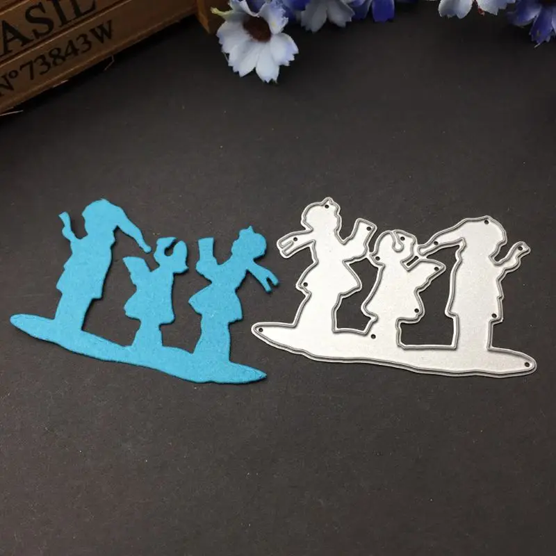 

1Set Reading Metal Cutting Dies Stencil DIY Scrapbooking Album Stamp Paper Card Embossing Crafts Decor
