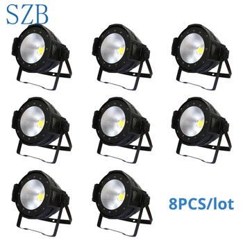

8pcs SZB LED COB Blinder Light par 100W Cold white+Warm white 2in1 LED Audience Light for Stage Church Party/SZB-COB100