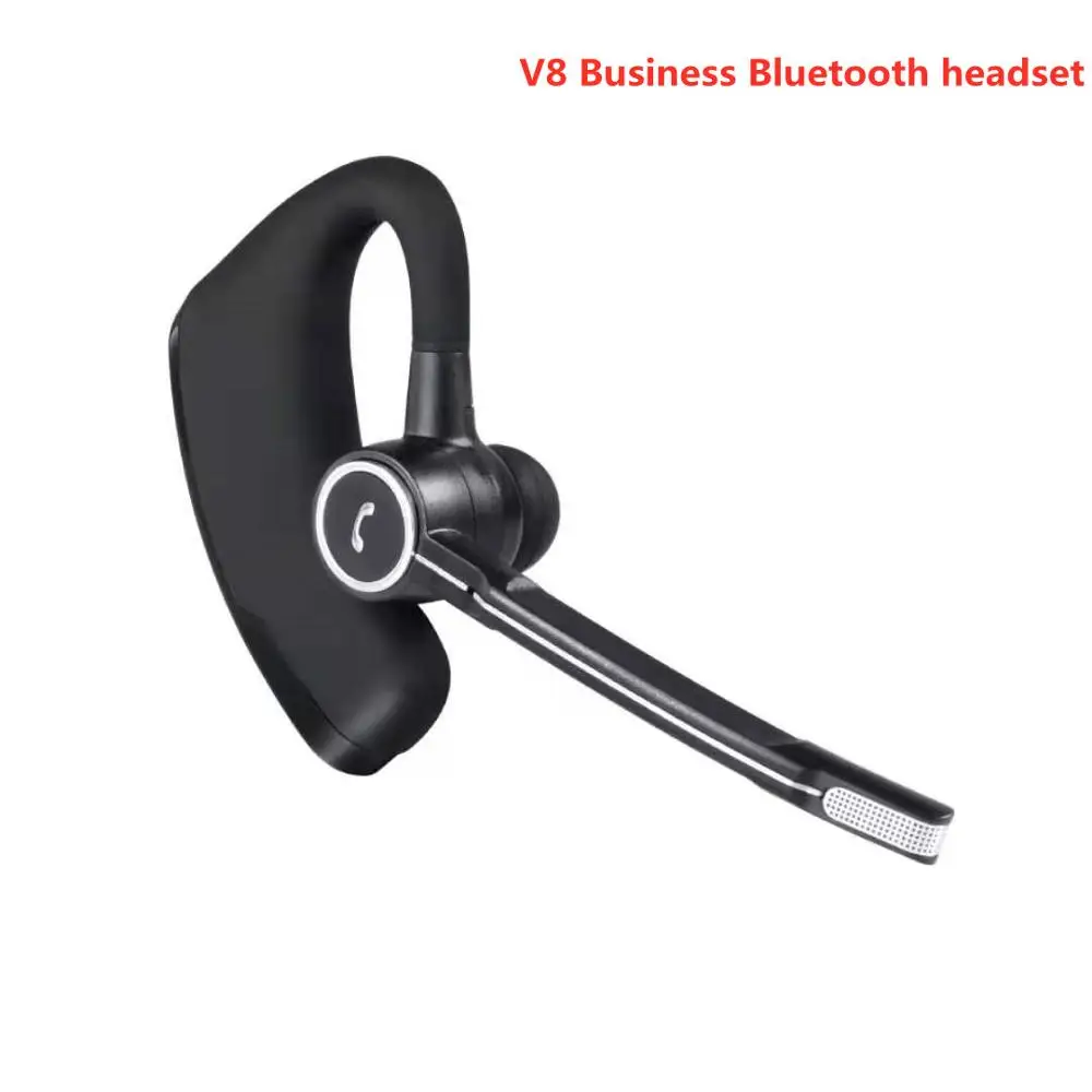 

V8 Business wireless Bluetooth headset for smart phone,tablets and laptops,Ear-mounted Bluetooth earphones