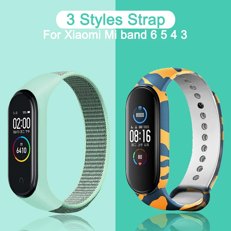 Ремешок для xiaomi mi band 6 5 4 3 браслет Mi Band | Электроника