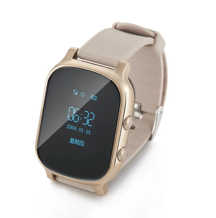 

GPS Positioning Old Man Children Positioning Watch Phone Anti-loss Bracelet Tracking Device-Card Instert Call
