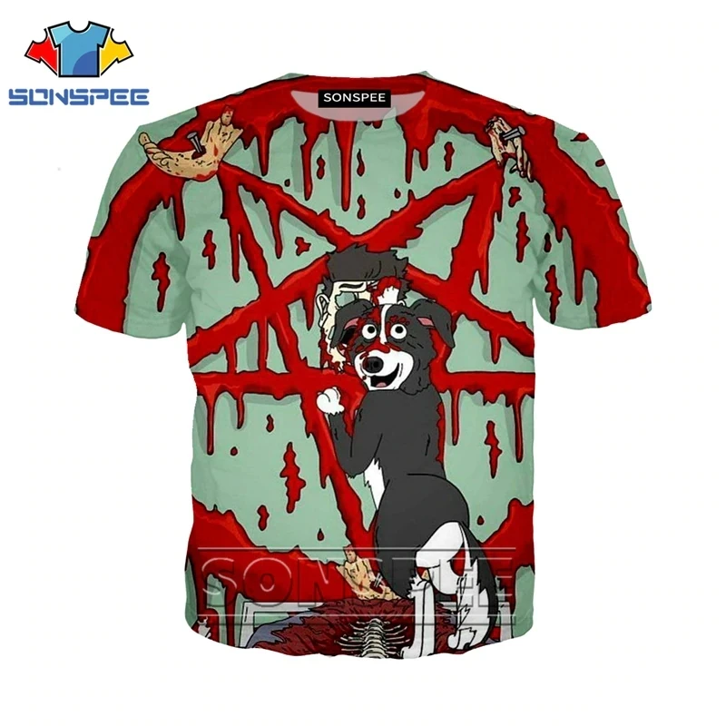 11 SONSPEE, 3d принт, футболка, Mr Pickles, для мужчин и женщин, уличная одежда, рок, мода, собаки, футболка, Harajuku, футболки, Забавные футболки, homme, футболка, XK131 - Цвет: 11