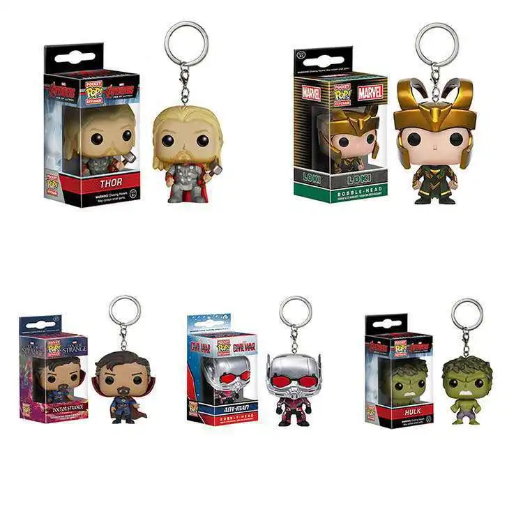 

Galaxy Guard 4 fuoko Pop Keychain Loki Hulk Ant-Man