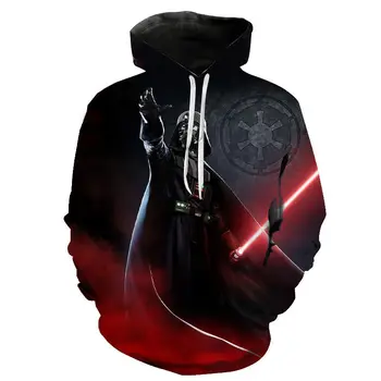 

2020 New Star Wars Hoodies Men Women Children 3D Print Cool Sweatshirts Fashion Hooded Pullover Hoody Casual Boy Girl Tops Coat