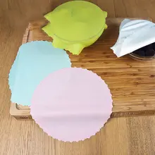 Пищевая силиконовая пленка для сохранения свежести пищи с крышкой сарана, вакуумное уплотнение, крышка контейнера, крышки для хранения, кухонный инструмент из силикона, пленка для обертывания