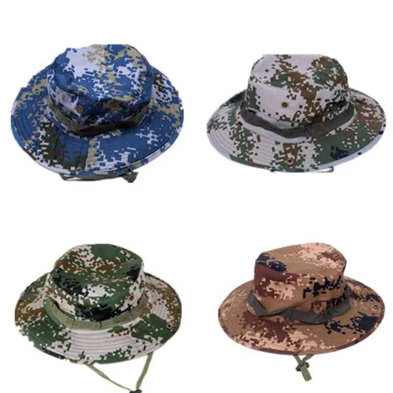 

Classic US Combat Army Style Gi Boonie Bush Jungle Hat Sun Fishing Cap Men Women's Cotton Ripstop Camouflage Military Bucket Hat