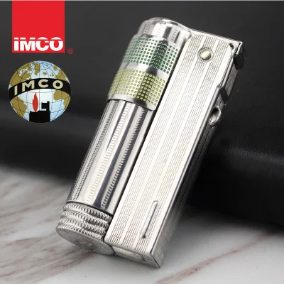 Винтажная керосиновая Зажигалка из нержавеющей стали IMCO - Цвет: Зеленый