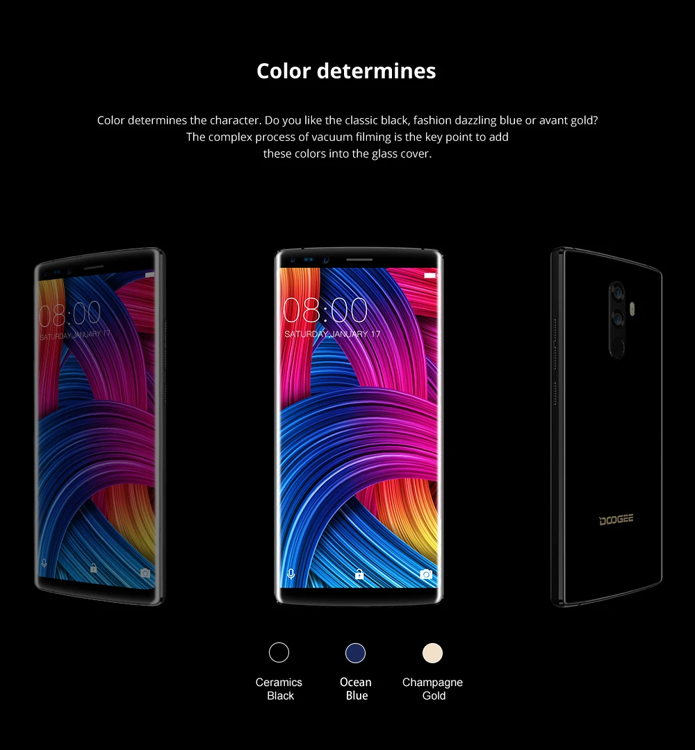 DOOGEE Mix 2 Helio P25 Смартфон Android 7,1 16,0+ 13,0 Мп 8,0+ 8,0 Мп Быстрая зарядка 6G+ 64G 4060 мАч Octa Core 5,99 дюймов мобильный телефон