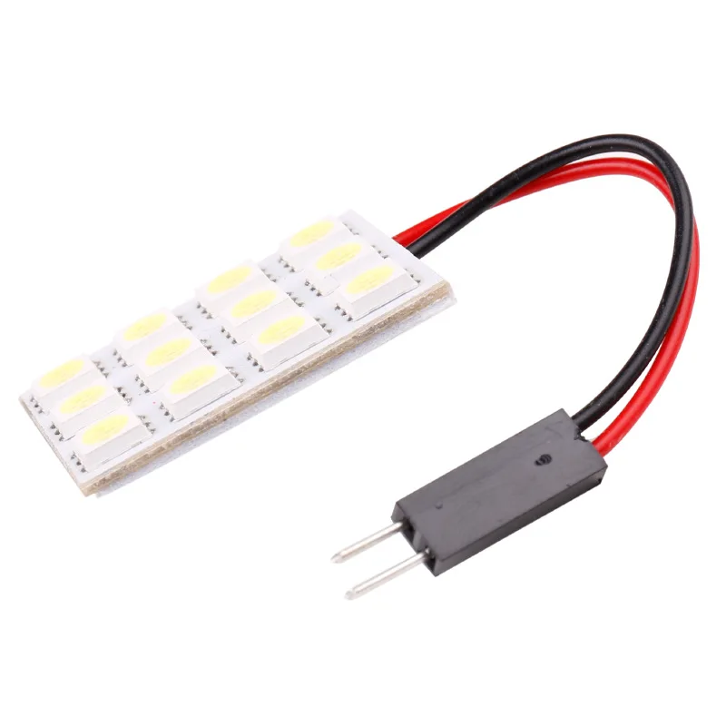 Автомобильные светодиодные панели крыша светильник 5050 12SMD высокого светильник на плоской подошве чтение светильник отсек светильник багажник светильник для автоматическое изменение светильник