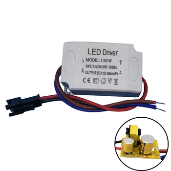 

120V/240Vto12V Panel Light Power Adapter 1W-3W Durable Rectangle Converter Home LED Driver Multi Protection Electronic External