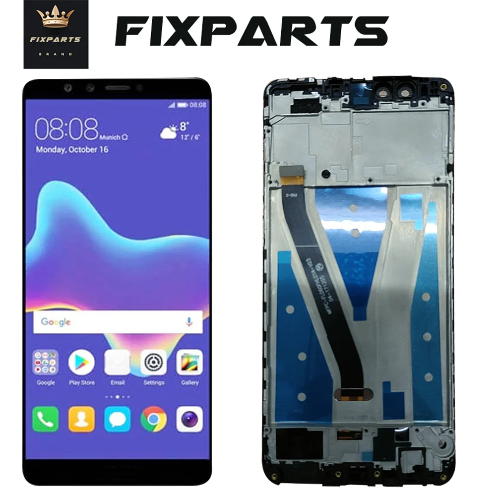 5 93 novo Display Para Huawei Y9 2018 Lcd Tela De Toque Digitador 