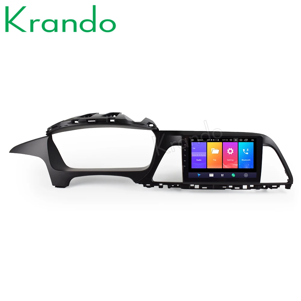 Krando Android 9.0 9\ IPS Big Screen Full touch car Navigation system for Hyundai Sonata LF 2015 2016+ radio player gps