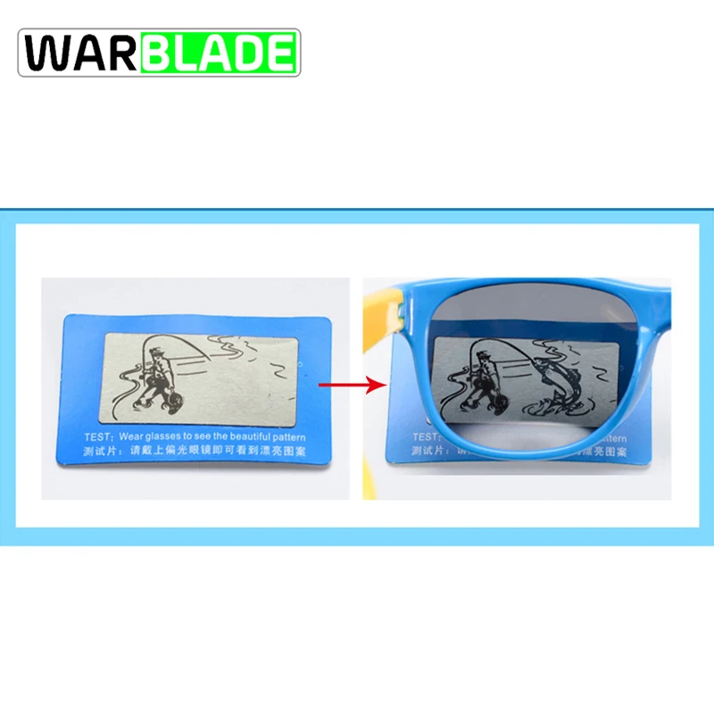 WarBLade поляризованные солнцезащитные очки для детей мальчиков и девочек детские спортивные солнцезащитные очки UV400 очки детские оттенки Oculos Infantil с чехлом