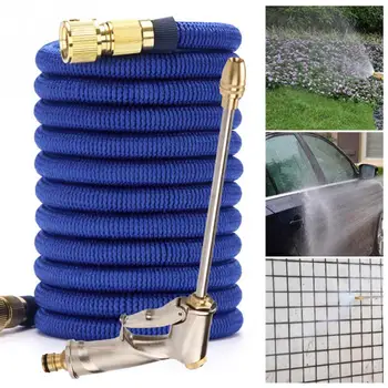 

Garden No Kink Expanding Hose Lightweight High Pressure Multipurpose Lawn Water Sprayer Set Flexible Car Washing Handheld