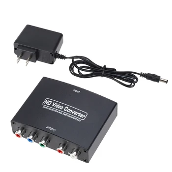 

1080P HDMI To RGB Component 5RCA YPBPR R/L Video Audio Converter Adapter For TV