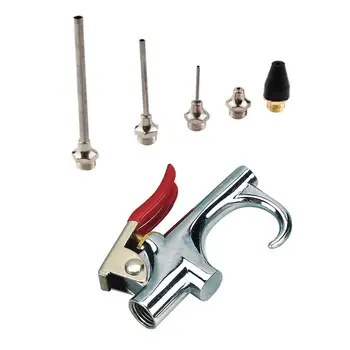 

Set Air Blow Tool Rubber Tip Extension Tubes Compressor Blow Zinc alloy Cleaning