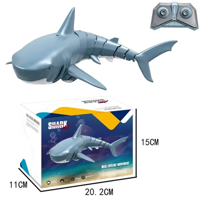 toy shark that looks real
