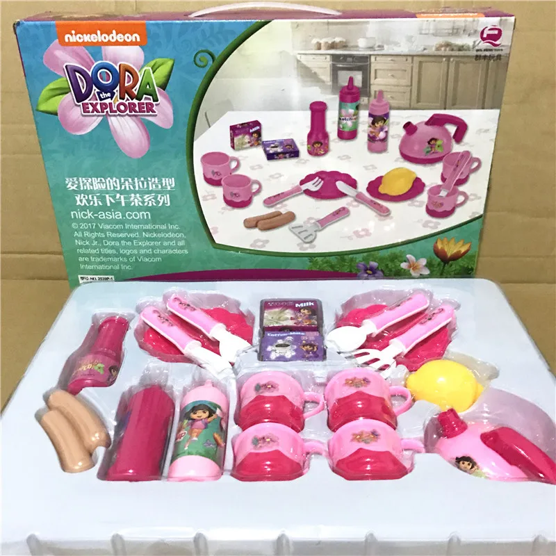Группа dora the explorer Авторизованная серия Joy Afternoon tea модель мини-кухня детский игровой домик игрушки