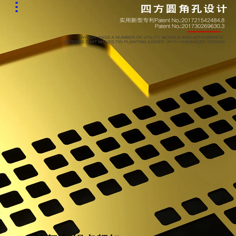 Easyfix Mechanic S40 3D паз BGA Золотой трафарет для ЦП Nand стальная сетка для iPhoneA8 A9 A10 A11 A12 чип шаблон для микросхем