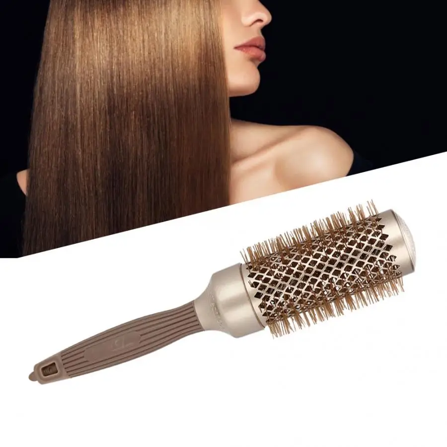 Hair Comb Portable Rolling Comb Cylinder Comb Professional Hairstyling Tool Accessory for Home Beauty Salon Hair Brush